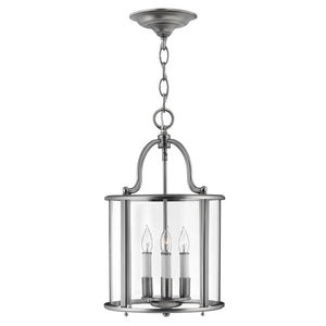 Hinkley Pendant from the Gentry range. Gentry 4 Light Medium Pendant Product Code = HK-GENTRY-P-M-PW