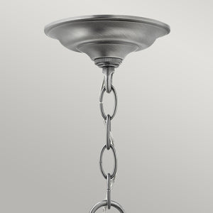 Hinkley Pendant from the Gentry range. Gentry 4 Light Medium Pendant Product Code = HK-GENTRY-P-M-PW