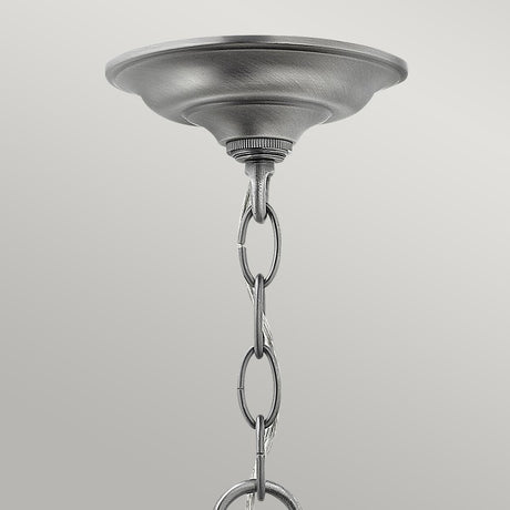 Hinkley Pendant from the Gentry range. Gentry 4 Light Medium Pendant Product Code = HK-GENTRY-P-M-PW