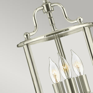 Hinkley Pendant from the Gentry range. Gentry 3 Light Small Pendant Product Code = HK-GENTRY-P-S-PN