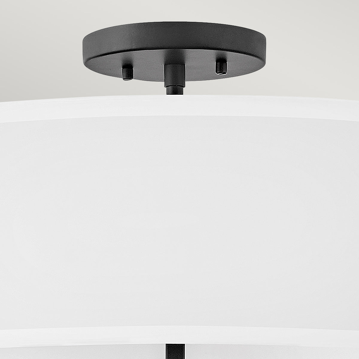 Hinkley Duo Mount Pendant/Semi-Flush from the Graham range. Graham 4 Light  Duo Mount  - Black Product Code = HK-GRAHAM-L-BK