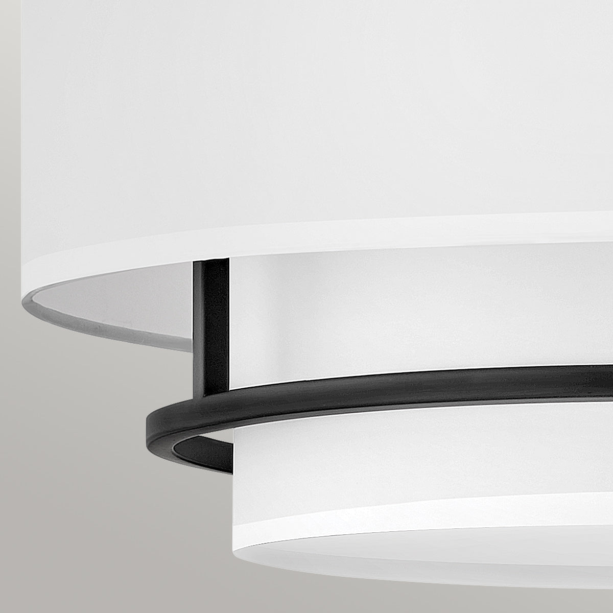 Hinkley Duo Mount Pendant/Semi-Flush from the Graham range. Graham 4 Light  Duo Mount  - Black Product Code = HK-GRAHAM-L-BK