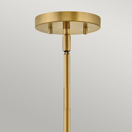 Hinkley Duo Mount Pendant/Semi-Flush from the Graham range. Graham 4 Light  Duo Mount  - Lacquered Brass Product Code = HK-GRAHAM-L-LCB