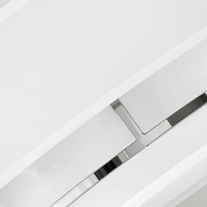 Hinkley Duo Mount Pendant/Semi-Flush from the Graham range. Graham 4 Light  Duo Mount  - Polished Nickel Product Code = HK-GRAHAM-L-PN