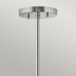 Hinkley Duo Mount Pendant/Semi-Flush from the Graham range. Graham 4 Light Duo Mount - Polished Nickel – SKU HK-GRAHAM-L-PN