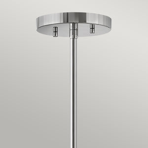 Hinkley Duo Mount Pendant/Semi-Flush from the Graham range. Graham 4 Light  Duo Mount  - Polished Nickel Product Code = HK-GRAHAM-L-PN