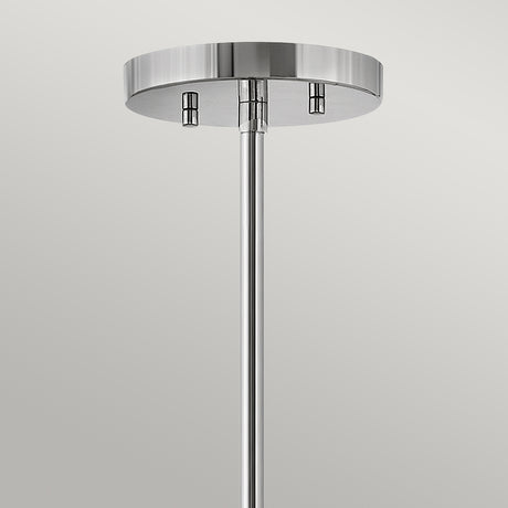 Hinkley Duo Mount Pendant/Semi-Flush from the Graham range. Graham 4 Light  Duo Mount  - Polished Nickel Product Code = HK-GRAHAM-L-PN