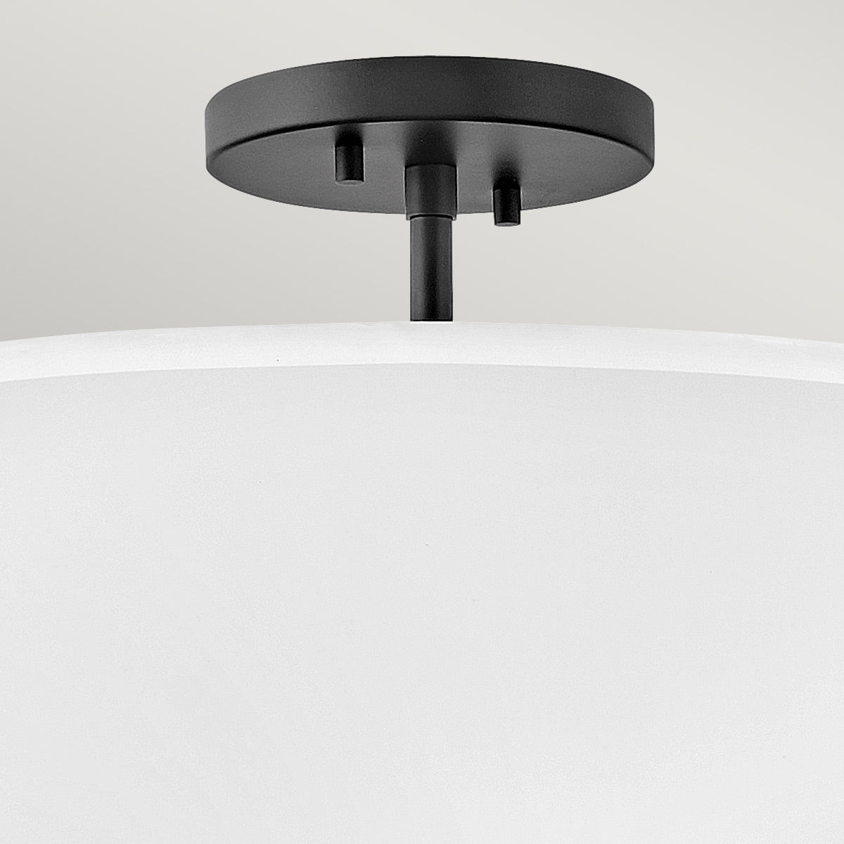 Hinkley Duo Mount Pendant/Semi-Flush from the Graham range. Graham 3 Light  Duo Mount  - Black Product Code = HK-GRAHAM-M-BK