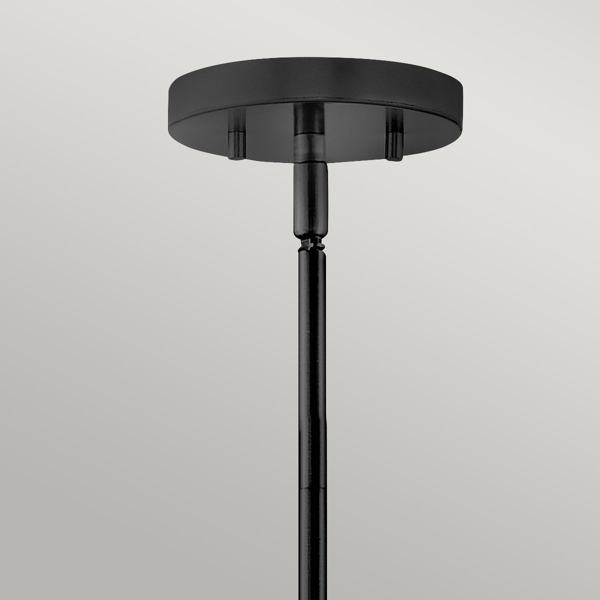 Hinkley Duo Mount Pendant/Semi-Flush from the Graham range. Graham 3 Light  Duo Mount  - Black Product Code = HK-GRAHAM-M-BK
