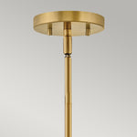 Hinkley Duo Mount Pendant/Semi-Flush from the Graham range. Graham 3 Light  Duo Mount  - Lacquered Brass Product Code = HK-GRAHAM-M-LCB