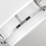 Hinkley Duo Mount Pendant/Semi-Flush from the Graham range. Graham 3 Light  Duo Mount  - Polished Nickel Product Code = HK-GRAHAM-M-PN