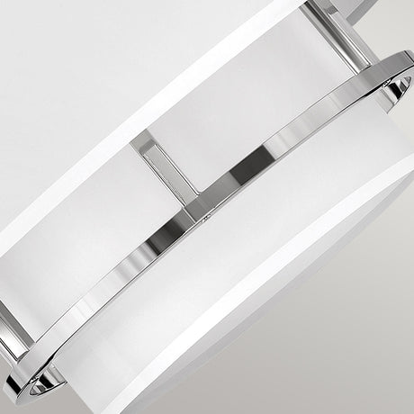 Hinkley Duo Mount Pendant/Semi-Flush from the Graham range. Graham 3 Light  Duo Mount  - Polished Nickel Product Code = HK-GRAHAM-M-PN