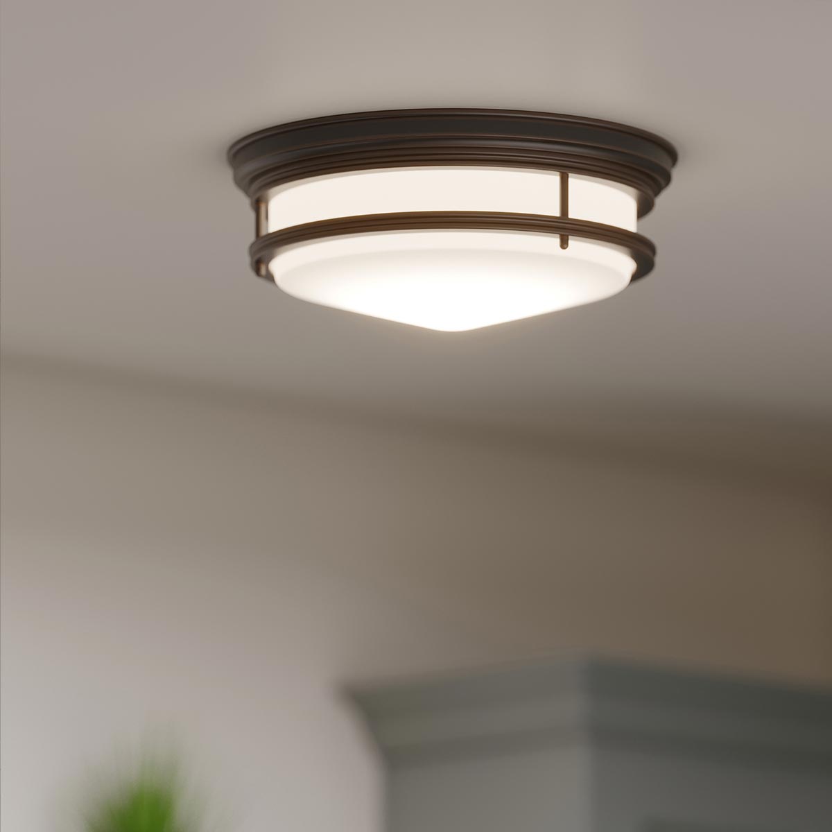 Hinkley Ceiling Flush from the Hadley range. Hadley 3 Light Flush Product Code = HK-HADLEY-F-OZ