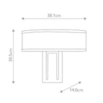 Hinkley Wall Light from the Hampton range. Hampton 2 Light Wall Light – SKU HK-HAMPTON2