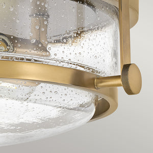 Hinkley Ceiling Flush from the Harper range. Harper 3 Light Flush Product Code = HK-HARPER-F-HB-CS
