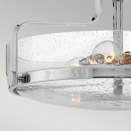 Hinkley Ceiling Semi-Flush from the Harper range. Harper 3 Light Medium Semi-Flush Product Code = HK-HARPER-SFM-CM-CS
