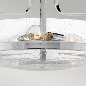 Hinkley Ceiling Semi-Flush from the Harper range. Harper 3 Light Medium Semi-Flush Product Code = HK-HARPER-SFM-CM-CS