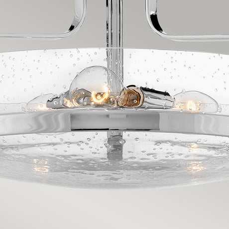 Hinkley Ceiling Semi-Flush from the Harper range. Harper 3 Light Medium Semi-Flush Product Code = HK-HARPER-SFM-CM-CS