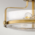 Hinkley Ceiling Semi-Flush from the Harper range. Harper 3 Light Medium Semi-Flush Product Code = HK-HARPER-SFM-HB-CS