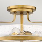 Hinkley Ceiling Semi-Flush from the Harper range. Harper 3 Light Medium Semi-Flush Product Code = HK-HARPER-SFM-HB-CS