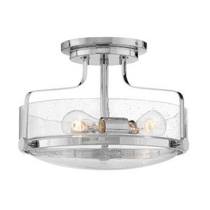 Hinkley Ceiling Semi-Flush from the Harper range. Harper 3 Light Small Semi-Flush Product Code = HK-HARPER-SFS-CM-CS