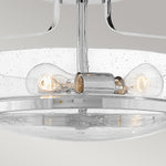 Hinkley Ceiling Semi-Flush from the Harper range. Harper 3 Light Small Semi-Flush Product Code = HK-HARPER-SFS-CM-CS