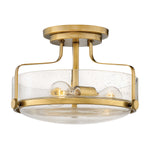 Hinkley Ceiling Semi-Flush from the Harper range. Harper 3 Light Small Semi-Flush Product Code = HK-HARPER-SFS-HB-CS