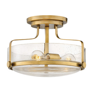 Hinkley Ceiling Semi-Flush from the Harper range. Harper 3 Light Small Semi-Flush Product Code = HK-HARPER-SFS-HB-CS
