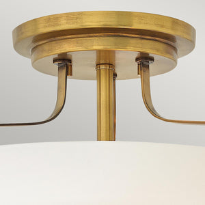 Hinkley Harper 3 Light Small Semi-Flush HK-HARPER-SFS-HB