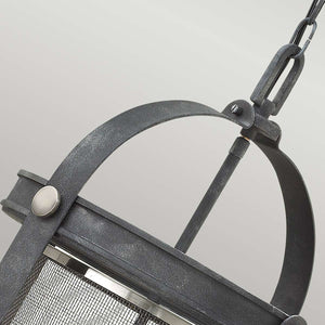 Hinkley Chandelier from the Holden range. Holden 4 Light Pendant Chandelier - Aged Zinc Product Code = HK-HOLDEN4-DZ