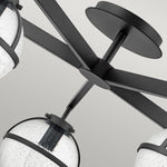 Hinkley Ceiling Semi-Flush from the Hollis range. Hollis 5 Light Semi-Flush – SKU HK-HOLLIS-5-C-BK