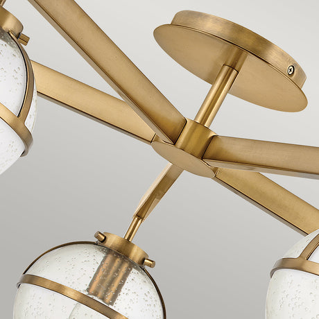 Hinkley Ceiling Semi-Flush from the Hollis range. Hollis 5 Light Semi-Flush Product Code = HK-HOLLIS-5-C-HB