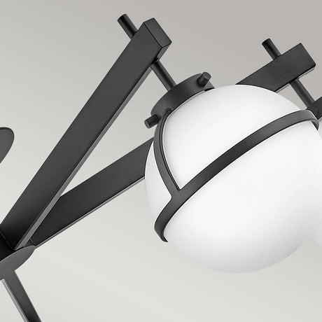 Hinkley Ceiling Semi-Flush from the Hollis range. Hollis 5 Light Semi-Flush Product Code = HK-HOLLIS-5-O-BK