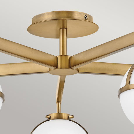 Hinkley Ceiling Semi-Flush from the Hollis range. Hollis 5 Light Semi-Flush Product Code = HK-HOLLIS-5-O-HB