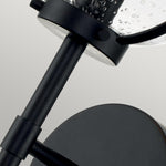 Hinkley Wall Light from the Hollis range. Hollis 1 Light Wall Light Product Code = HK-HOLLIS1-C-BK-BATH