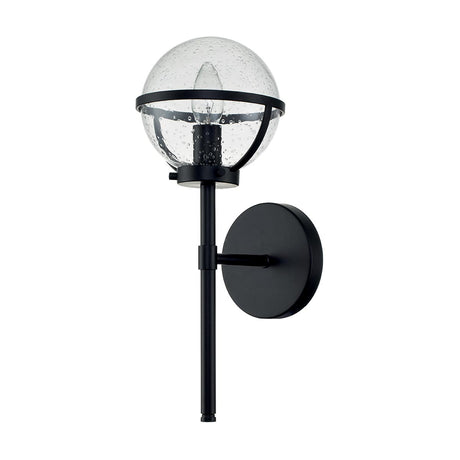Hinkley Wall Light from the Hollis range. Hollis 1 Light Wall Light Product Code = HK-HOLLIS1-C-BK-BATH