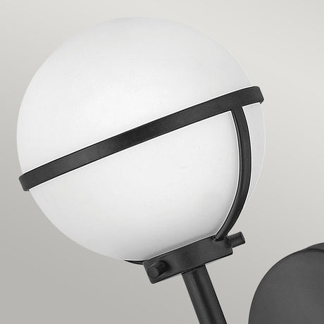 Hinkley Wall Light from the Hollis range. Hollis 1 Light Wall Light Product Code = HK-HOLLIS1-O-BK-BATH