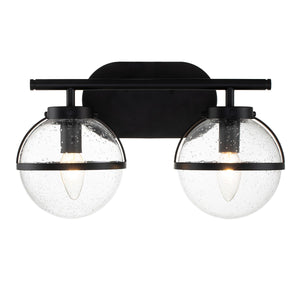 Hinkley Wall Light from the Hollis range. Hollis 2 Light Wall Light Product Code = HK-HOLLIS2-C-BK-BATH