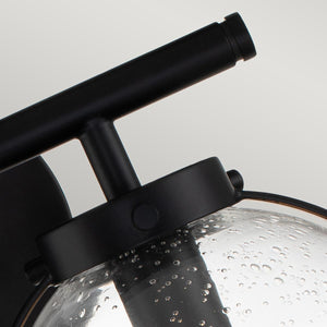 Hinkley Wall Light from the Hollis range. Hollis 2 Light Wall Light Product Code = HK-HOLLIS2-C-BK-BATH