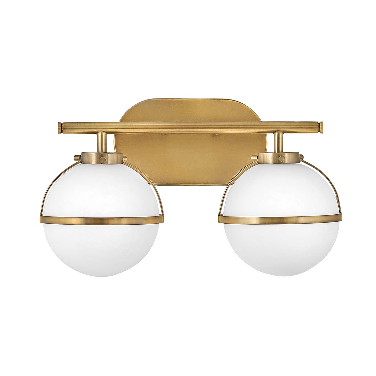 Hinkley Wall Light from the Hollis range. Hollis 2 Light Wall Light Product Code = HK-HOLLIS2-O-HB-BATH