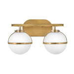 Hinkley Wall Light from the Hollis range. Hollis 2 Light Wall Light Product Code = HK-HOLLIS2-O-HB-BATH