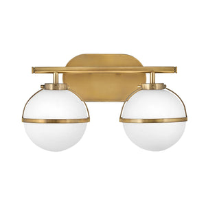 Hinkley Wall Light from the Hollis range. Hollis 2 Light Wall Light Product Code = HK-HOLLIS2-O-HB-BATH