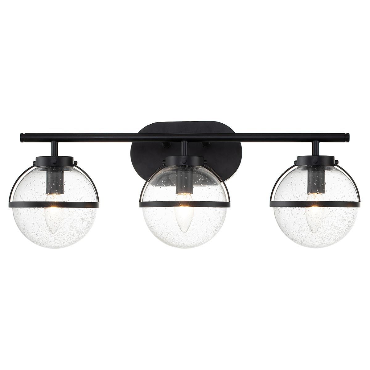 Hinkley Wall Light from the Hollis range. Hollis 3 Light Wall Light – SKU HK-HOLLIS3-C-BK-BATH