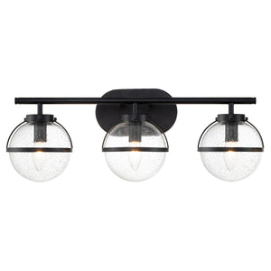 Hinkley Wall Light from the Hollis range. Hollis 3 Light Wall Light Product Code = HK-HOLLIS3-C-BK-BATH