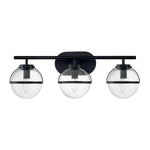 Hinkley Wall Light from the Hollis range. Hollis 3 Light Wall Light Product Code = HK-HOLLIS3-C-BK-BATH