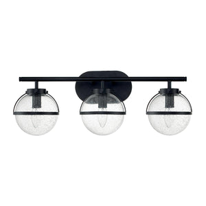 Hinkley Wall Light from the Hollis range. Hollis 3 Light Wall Light Product Code = HK-HOLLIS3-C-BK-BATH