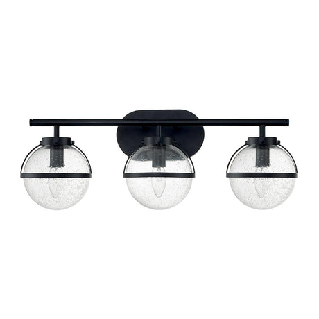 Hinkley Wall Light from the Hollis range. Hollis 3 Light Wall Light Product Code = HK-HOLLIS3-C-BK-BATH