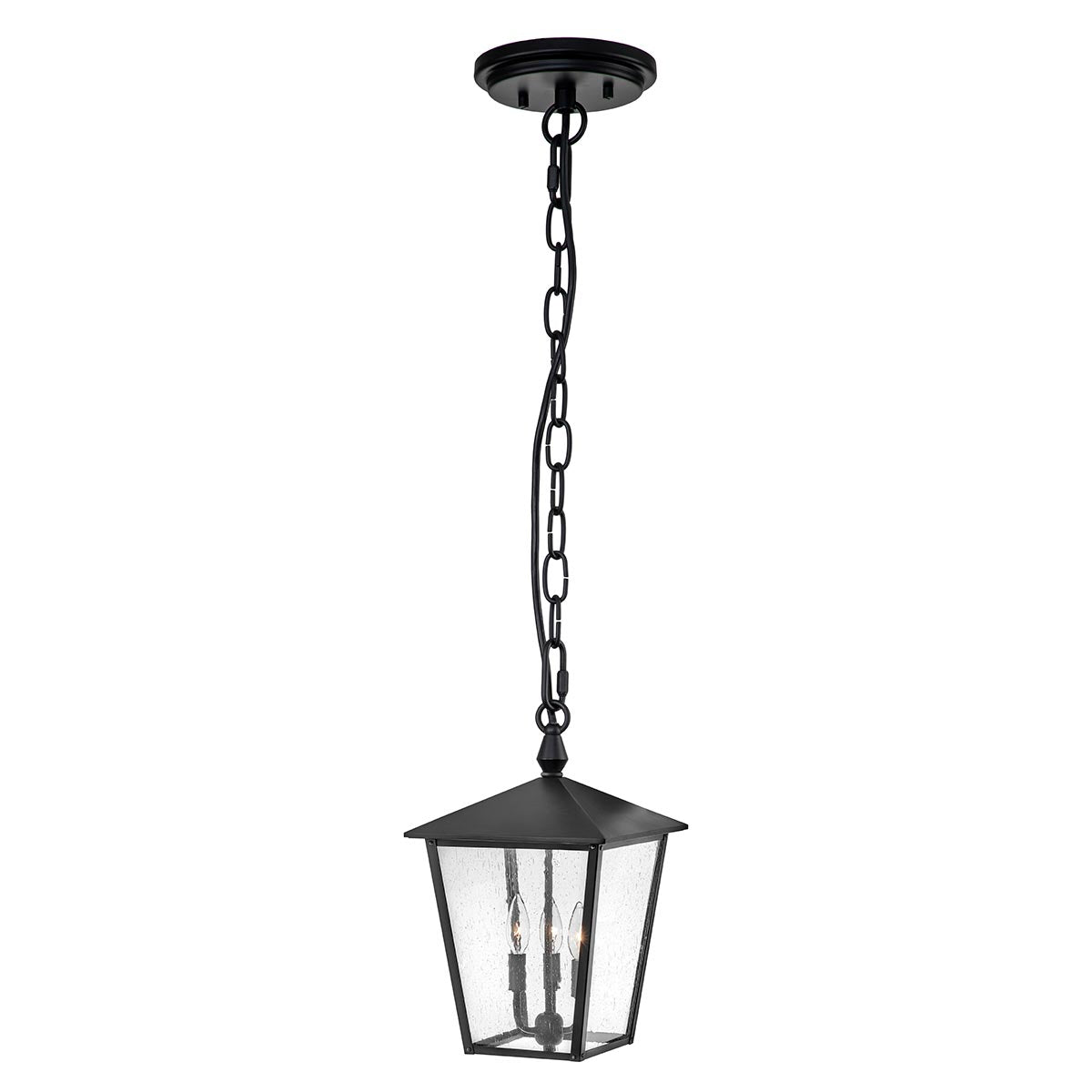Hinkley Outdoor Hanging from the Huntersfield range. Huntersfield 3 Light Large Chain Lantern Product Code = HK-HUNTERSFIELD8-L-BK