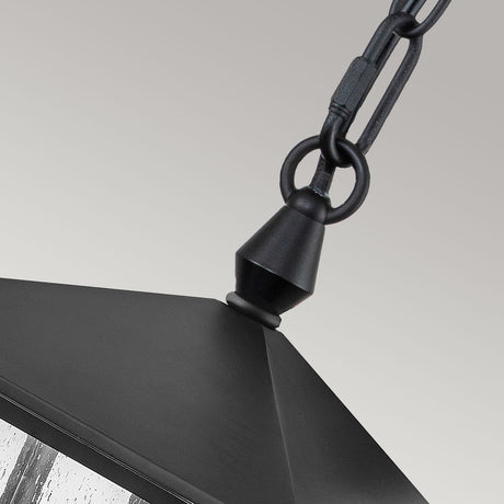 Hinkley Outdoor Hanging from the Huntersfield range. Huntersfield 3 Light Large Chain Lantern Product Code = HK-HUNTERSFIELD8-L-BK