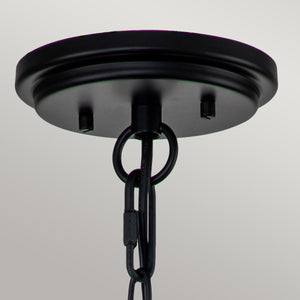 Hinkley  Outdoor Hanging from the Huntersfield range. Huntersfield 1 Light Small Chain Lantern Product Code = HK-HUNTERSFIELD8-S-BK